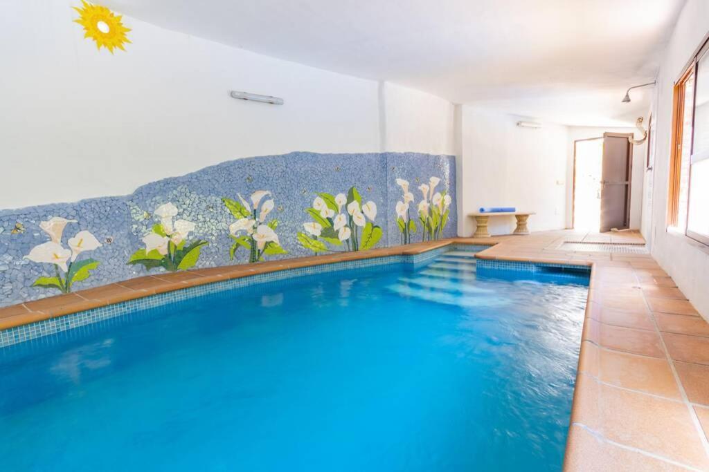 Casa Rosa, Con Encanto Y Piscina Climatizada Frigiliana Exterior foto
