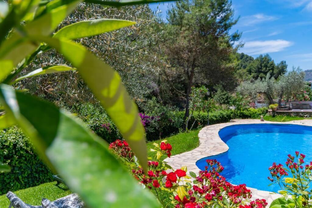 Casa Rosa, Con Encanto Y Piscina Climatizada Frigiliana Exterior foto